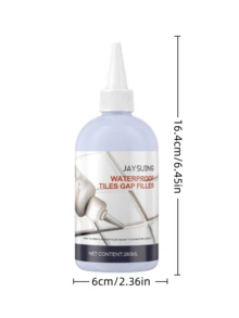 1pc 260ml Tile Caulk, Tile Anti-Mildew Grout, Kitchen And Bathroom Floor Tile Anti-Mildew Filling Crack Repair Agent, Quickly Fill Cracks, Make The Wall And Floor More Tidy, Simple To Operate, Suitable For All Kinds Of Walls And Floors