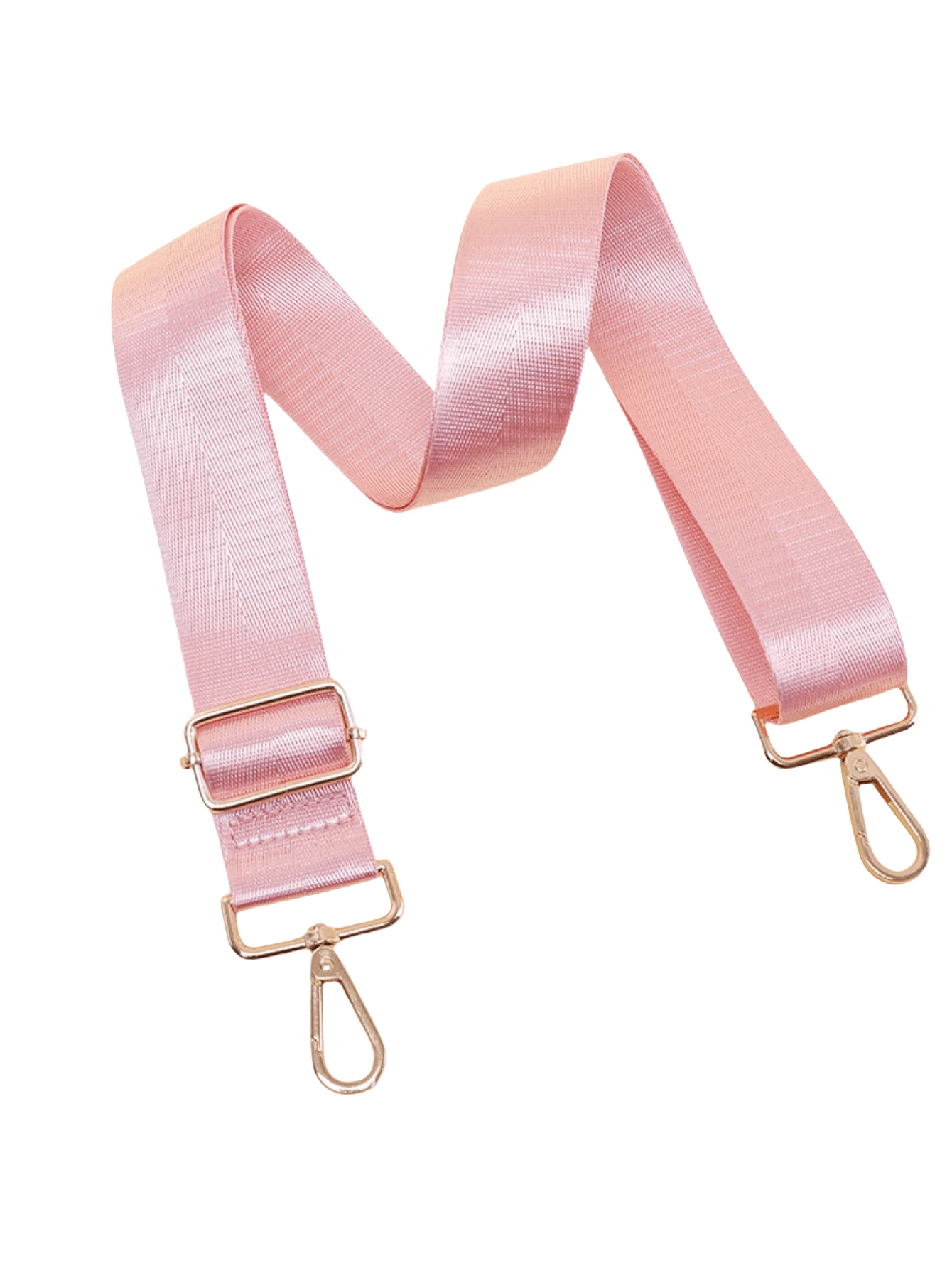 Adjustable Replacement Women Bag Strap Versatile Wide Shoulder Crossbody Handbag Strap Lanyard - Pink - View 1