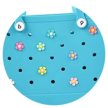 15pcs Flower Charms & Key Holder For Beach Bag Accessories, Chic Floral Accessories Beach Bag Charm With 2 Keychain Holder, Lightweight, Fashionable Accessory For Totes, Sandals & Beach Bags-For Women-Perfect For Summer Beach Vacations & Everyday Use