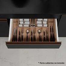 Complete Modular Built-In Kitchen Madesa Reims 190cm Black 08 - Black - View 8