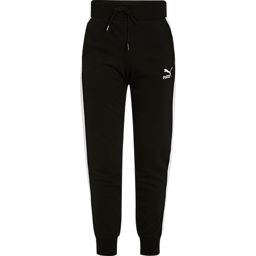 Puma 女性用 刺繍ロゴ カラーブロック ヴィンテージパッチワーク スポーツパンツ 53141501 ※小さめのサイズ設計