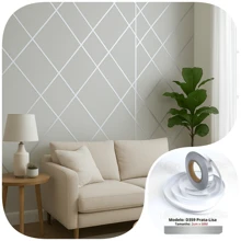 Fita Adesiva Prata Lisa 2cm De 50 Metros Para Lacunas No Piso Parede Rejunte De Azulejo Decoração Gap Teto Decalque