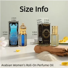 FLATPEA 10ml Arabian Fragrance For Men. Long-Lasting Arabian Style Perfume That Exudes Captivating Charm, Suitable For All Occasions.