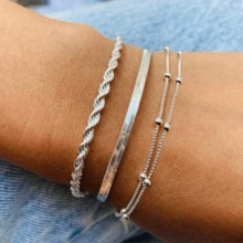 Women Bracelet Sets - Bạc - Xem 5