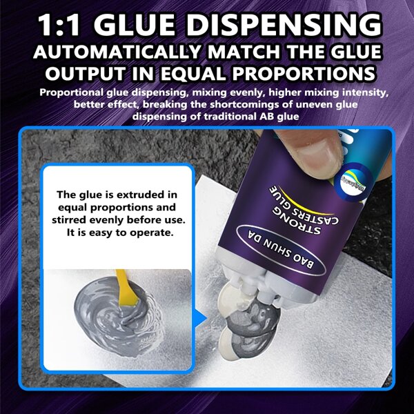 1pc 90ml Metal Repair Glue, Goldsmith Glue For Metal, Epoxy Resin Glue, Heavy Duty Waterproof Metal Glue, Metal Adhesive, Metal Liquid Welding Agent, Metal Hole Filler, Welding Glue, High Strength Metal Welding Adhesive