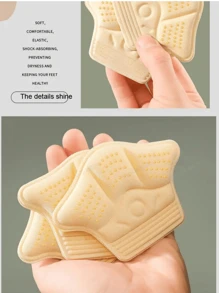 Adhesivos para tacón de zapatillas, protectores de talón, plantillas acolchadas para mujer. Almohadillas para talón de uso deportivo que se pueden cortar y ajustar al medio número