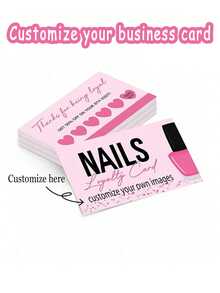 200/500/1000/2000 Peças, 9*5,4 cm, Cartões de Visita Personalizados, Pode Personalizar, Texto, Padrões, etc. Reutilizável, é a melhor escolha para Funcionários e Clientes, Parceiros de Negócios, adequado para Negócios/Trabalho/Escritório, Volta às Aulas, Materiais Escolares