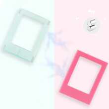 3 Packs/ 6 Pack/ 9 Pack Colorful Magnetic Photo Frames, 3-Inch Refrigerator Magnet Photo Album Frames, Used For Displaying Family Memory Photos, Compatible With Fujifilm Film - Photo Card Display For Home Room, Living Room And Office Decoration, Christmas, Valentine's Day And New Year Gifts