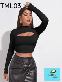 Women Tops - Black - View 2