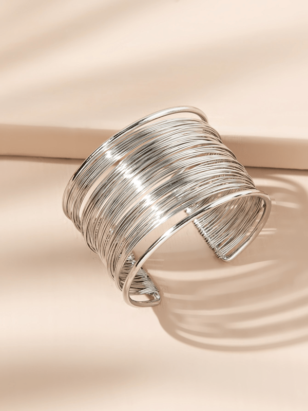 1pc Versatile Elegant Minimalist Metal Bangle