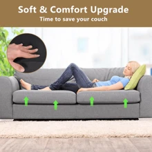1pc Couch Cushion Support, 20" X 20" Sofa Cushion Support For Sagging Seat, High-Density Curved Foam, Sofa Furniture Seat Cushion Sagging Repair, Sofa Cushion Support Replacement Board, Couch Supporter For Under Cushion