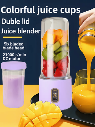Household Juicer Portable Electric Juice Cup New Mini Fruit Juice Cup, Wireless And Convenient, Easy To Crush Ice.