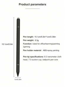 Magnetic Plastic 3-In-1 Capacitive Stylus, Compatible With Apple & Android Tablets, Smartphones, Multi-Function Capacitive Pen For Touch Screen, Handwriting, Drawing, Office, Compatible With IPad, Tablet, Dual Tip - Multicolor - View 5