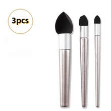 3 pièces Ensemble de stylos mixtes pour artistes - Pinceaux éponge lavables et réutilisables pour le croquis et la peinture - Parfait pour l'estompage, la surbrillance et la correction, pour la rentrée scolaire, fournitures scolaires