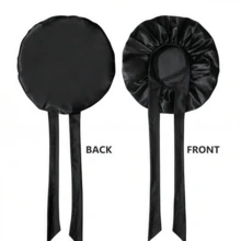 1 PUC Bandană de lux din mătase satinată cu cravată reglabilă - Căciulă ușoară pentru îngrijirea părului, potrivită pentru împletituri, păr ondulat, păr lung pentru confort toată noaptea