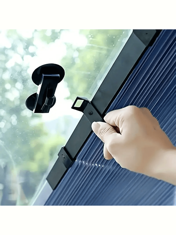 Retractable Car Windshield Sun Shade, Heat Insulating Front Window Sunshade Curtain, Summer Auto Accessories