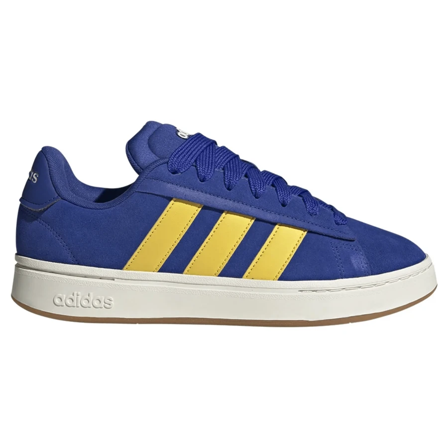 Adidas GRAND COURT ALPHA 0 - Semi Lucid Blue / Utility Yellow / Off White - View 1