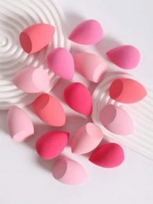 Large Size Dry & Wet Dual-Use Makeup Sponge Puff, Random Styles, Suitable For Makeup Application And Concealing, Convenient To Carry, Great For Christmas Gifts To Friends - Multicolor - View 4