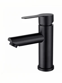 1 pezzo Rubinetto elegante in acciaio inossidabile per acqua calda e fredda per il lavandino del bagno, perfetto per lavarsi le mani e il viso in bagno o per l'uso nel lavello della cucina