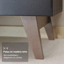 Complete Modular Built-In Kitchen Madesa Reims 190cm Black 08 - Black - View 9