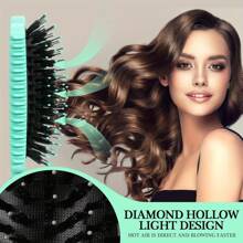 Summer Ready Curl Defining Brush – No-Pull, Anti-Frizz Detangling Tool For Effortless Curly Hair Styling, Achieve Perfect Curls