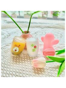 1 peça/2 peças/3 peças de brinquedo realista para apertar xícaras de chá com bolhas, decoração para alívio do estresse, presente criativo