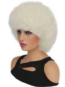 Kurze wellige synthetische Perücke für Frauen, hitzeresistente Faser Haarteil mit natürlicher Fülle, geeignet für täglichen und festlichen Gebrauch