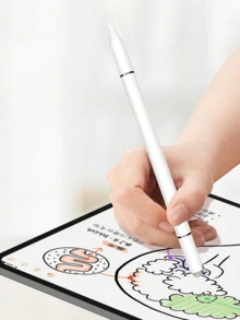 Magnetic Plastic 3-In-1 Capacitive Stylus, Compatible With Apple & Android Tablets, Smartphones, Multi-Function Capacitive Pen For Touch Screen, Handwriting, Drawing, Office, Compatible With IPad, Tablet, Dual Tip - Multicolor - View 2