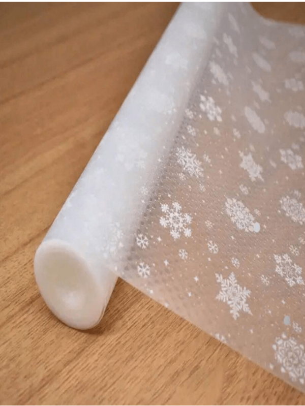 Snowflake Drawer Pads For Table Kitchen Cabinets Non-Adhesive Drawer Lined Refrigerator Lined Non-Sliding Cabinet Lined Shelf Eva Waterproof Cabinet Lined Bathroom Kitchen Food Pantry