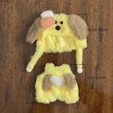 1pc Doll Set, Including Casual Fisherman Hat, Basic T-Shirt And Suspender Pants, Suitable For Giving Your 17cm Doll A Charming And Fashionable Look, Ideal For Making Your Own Creative And Stylish Doll, Fits Cloth And Other Dolls (Style Random)