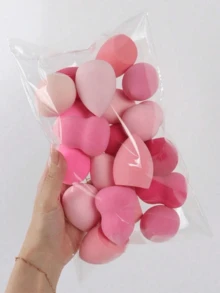 Large Size Dry & Wet Dual-Use Makeup Sponge Puff, Random Styles, Suitable For Makeup Application And Concealing, Convenient To Carry, Great For Christmas Gifts To Friends - Multicolor - View 8