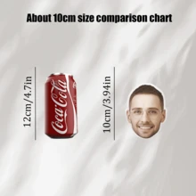 1PC Custom Face Pillow, Personalize Big Head Pillow, Personalize Pillow Gift For Boyfriend Husband Wife, Custom Photo Pillow Human Pillow - Multicolor - View 7