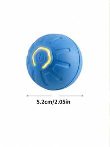 Pelota automotriz para perros, bola interactiva recargable por USB, bola autogiratorio durable, juguete interactivo para perros pequeños y medianos, juguete electrónico interactivo inteligente para mascotas