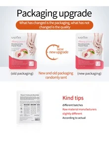 5pcs=5对蜂蜜桃烟酰胺保湿手膜补水保湿修复滋养去角质光滑护肤