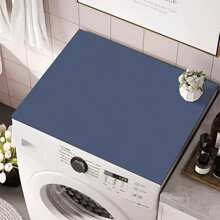 1 Peça Tapete de Máquina de Lavar de Cor Sólida, Tapete Cobertura de Poeira de Máquina de Lavar de Estilo Boêmio Estampado, Tapete Absorvente de Balcão de Cozinha, Tapete de Geladeira Altamente Absorvente e de Secagem Rápida, Tapete Antiderrapante para Piso de Banheiro, Tapete de Pia de Silicone Macio, Tapete de Secagem de Louça Antiderrapante e Altamente Absorvente, Disponível em Vários Tamanhos para Máquina de Lavar e Secadora Moderna, Adequado para Lavanderia/Cozinha/Banheiro