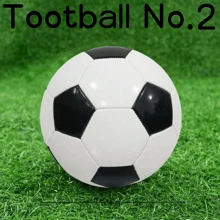 Rozmiar 2 Klasyczna czarno-biała piłka nożna, odpowiednia dla uczniów uprawiających sporty na świeżym powietrzu