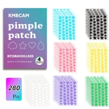 1400 Pcs Star-Shap Pimple Patches (7-Color), Facial Cover ,Boost Your Glamour, Party It Up,Fragrance-Free, Paraben-Unisex Adult, All Skin Types Compatible, No Fragrance,No Components Included - Multicolor - View 12