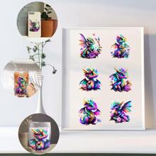 12PCS/SET UV DTF Transfer Stickers Purple Dragon Style UV DTF Cup Wrap Suitable For Glasses, Notebooks, Computers, Tables And Chairs, Etc. For DIY Creativity, High Viscosity UV DTF Cup Sticker(Mug Not Included)