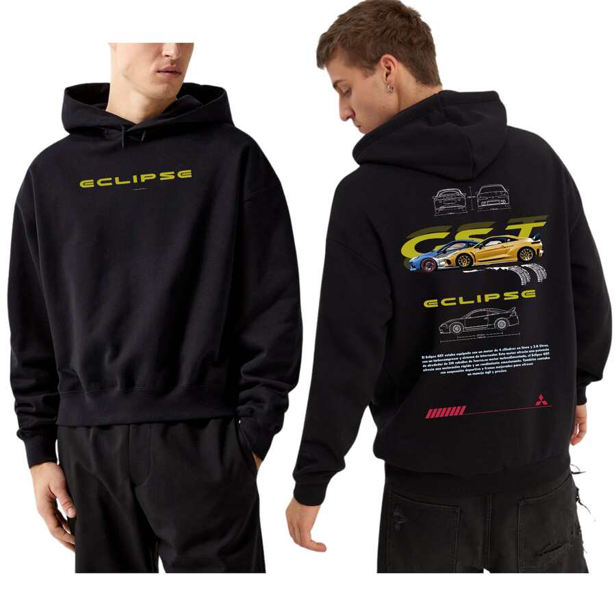 SUDADERA CON CAPUCHA PARA HOMBRE CON DISEÑO DE CARROS, AUTOMOVILES  suelto - Albaricoque - Ver 1