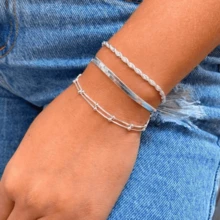 Women Bracelet Sets - Bạc - Xem 2