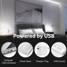 1 件，10M/5M/3M/2M/1M LED 灯带，USB 供电，电视背光，家居氛围装饰灯，床头灯，LED 夜灯，适用于家庭、房间、客厅、卧室、厨房、浴室装饰 - 白色 - 查看 5