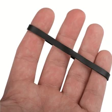 50/100pcs Black Rubber Bands Size 64 For Office Supplies Home Money File Folders Strong Elastic Rubber Bands For Hiking Backpacking Survival