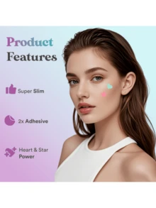 1400Pcs Star-Shaped Spots Pimple Patches For Face, Cute Pastel Colors Colorful, Love Stickers Protect And Heal, Popular Marks And Cover Spots, Perfect For Spots, Cover Pimples Overnight - Nearly Invisible Patches For All Skin Types, For Party Bar Girls Lady. - Multicolor - View 7