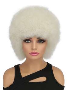 Kurze wellige synthetische Perücke für Frauen, hitzeresistente Faser Haarteil mit natürlicher Fülle, geeignet für täglichen und festlichen Gebrauch