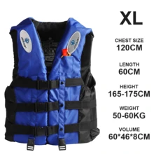 Life Jacket Adult, Removable Jackets For Boarding, Adult Lifejacket With Whistle Suitable For Boating Surfing Swimming Water Sports, Men'S And Women'S Adjustable Vest, Comfort Guarantee - Blue - View 6