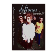 1pc Retro Band Poster Aesthetics Classic Music Album Canvas Painting Wall Art Pictures Prints Home Decor Fans Gift Unframed,No Frame