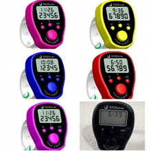 1pc Upgraded 5-Channel Night-Light LED Electronic Counter With Large Display Screen, Lock Function And Manual Counting, Counting Artifact