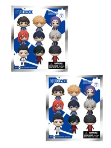 Crunchyroll 1 PEZZO BLUE LOCK Ufficialmente Autorizzato 3D Personaggio Anime Misterioso molletta Portachiavi Caricata A Grappolo Casuali Portachiavi Decorazione Casa Desktop Ornamenti Compleanno Natale Regalo Per Famiglia E Amici