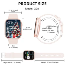 Hwagol Reloj inteligente actualizado 2025 (para responder/realizar llamadas), pantalla de 1.85 pulgadas y capacidad de batería de 230mAh. Reloj inteligente adecuado para hombres y mujeres, rastreador de fitness con múltiples modos deportivos, contador de pasos y calorías, monitor de sueño, medición de frecuencia cardíaca y oxígeno en sangre. Compatible con iOS y Android