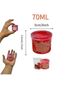 1 件 70 毫升史莱姆水晶粘土、椰子味透明细丝史莱姆、减压橡胶玩具 [随机配件和包装图案]、咖啡史莱姆、可爱史莱姆、红色史莱姆、史莱姆、玩具、史莱姆套装 - 彩色 - 查看 12